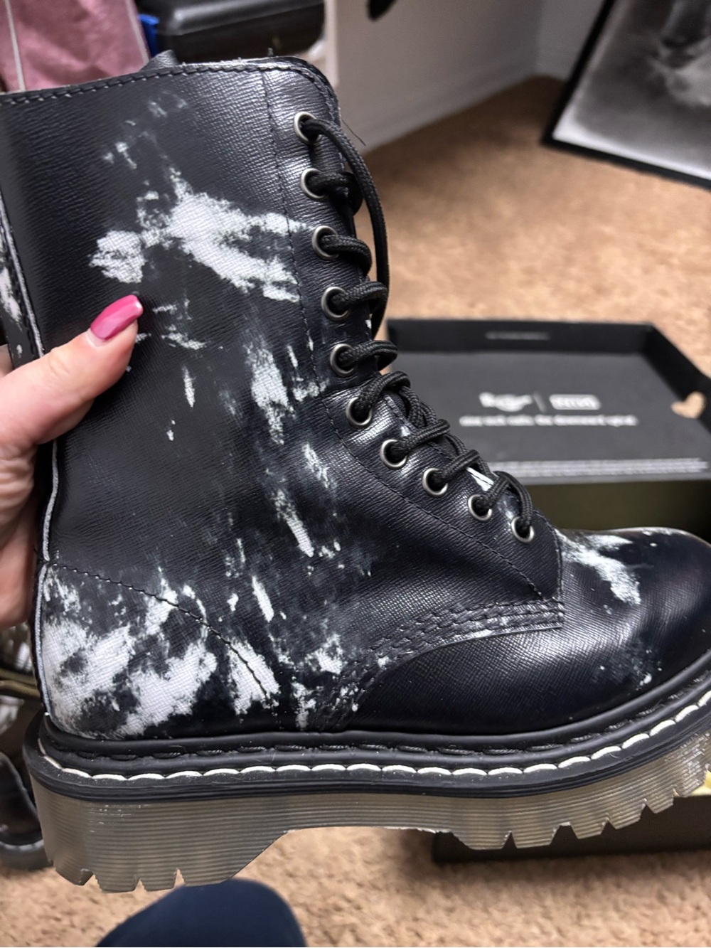Dr. Martens Nine Inch Nails Boots Excellent Condition UK 5 - Picture 10 of 12